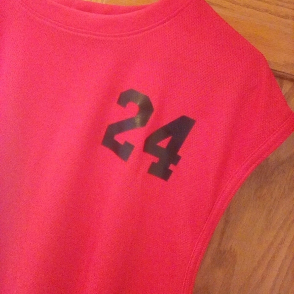 Foot Locker Vintage Red Polyester Mesh #24 Sleeveless Jersey. Sz. Men 2XL. NWOT! - Picture 2 of 11